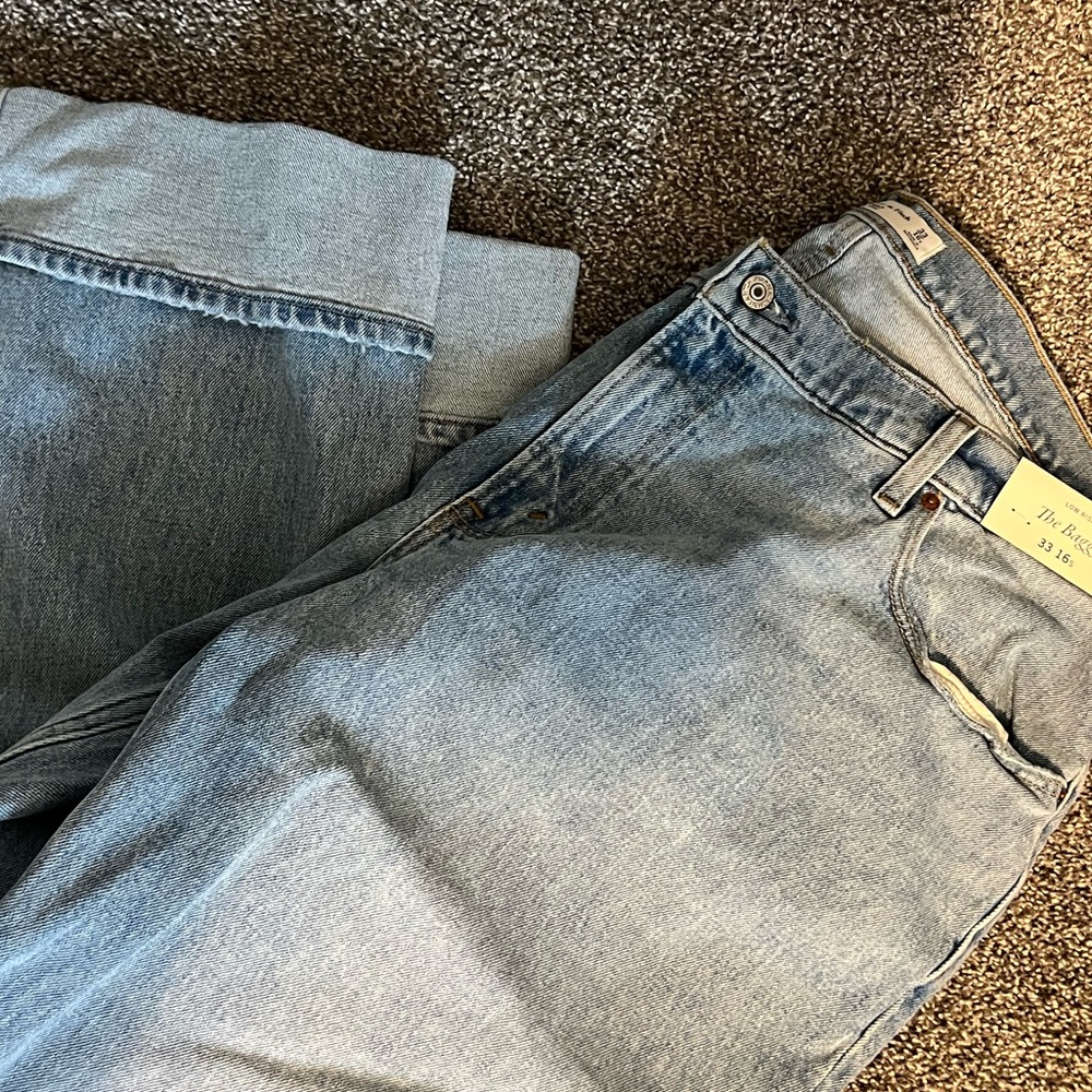 Abercrombie & Fitch Light Blue Baggy Jeans - Picture 4 of 4